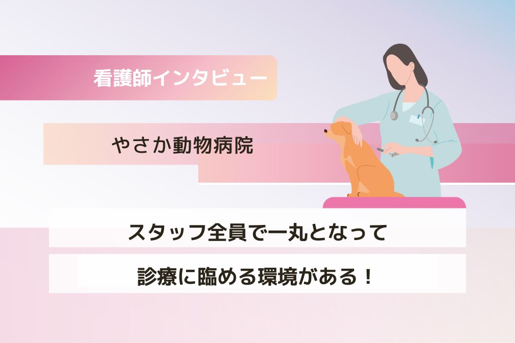看護師 白鳥さん(やさか動物病院)
